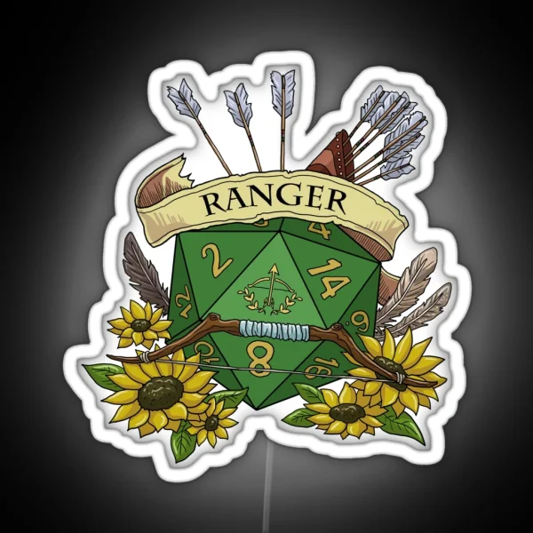 Dice Ranger RGB Neon Sign