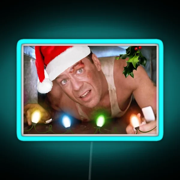 Die Hard Christmas RGB Neon Sign