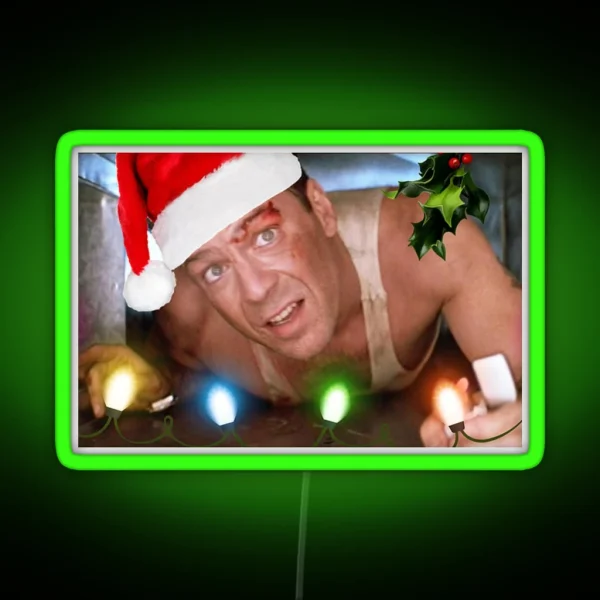 Die Hard Christmas RGB Neon Sign