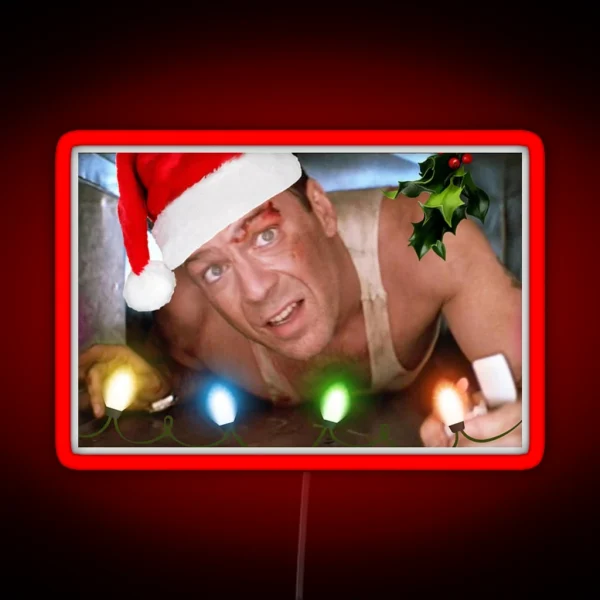 Die Hard Christmas RGB Neon Sign