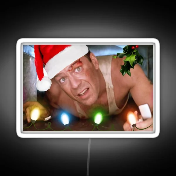 Die Hard Christmas RGB Neon Sign
