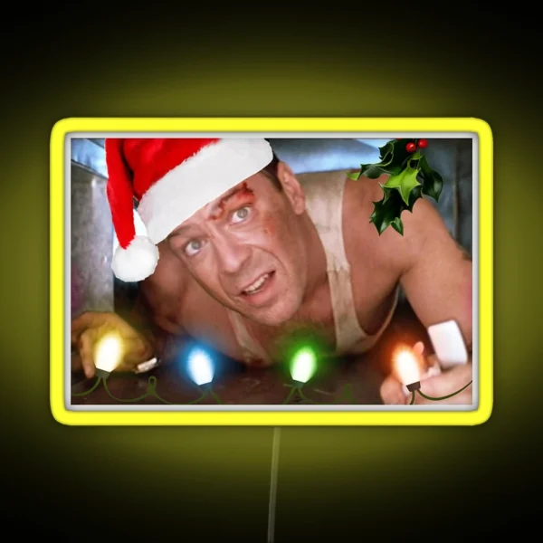 Die Hard Christmas RGB Neon Sign