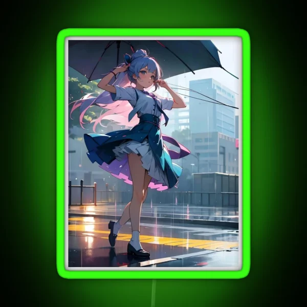 Digital Art Anime 2024 RGB Neon Sign