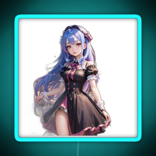 Digital Art Anime RGB Neon Sign