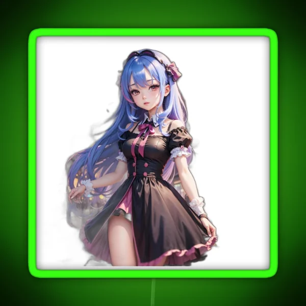Digital Art Anime RGB Neon Sign