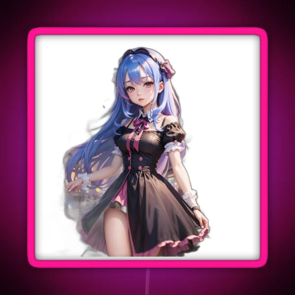 Digital Art Anime RGB Neon Sign