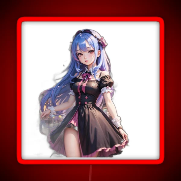 Digital Art Anime RGB Neon Sign
