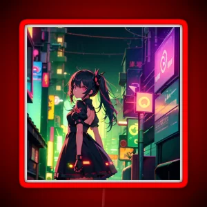 Digital Art Anime RGB Neon Sign