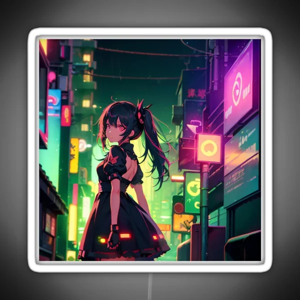 Digital Art Anime RGB Neon Sign