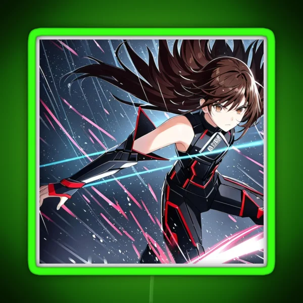 Digital Art Anime RGB Neon Sign