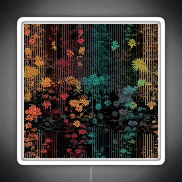 Digital Flora RGB Neon Sign