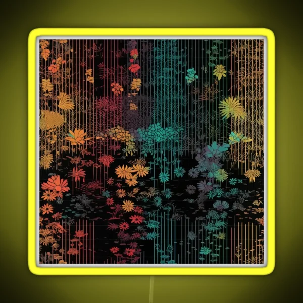 Digital Flora RGB Neon Sign