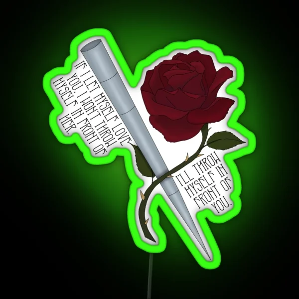 Dimitri Quote RGB Neon Sign