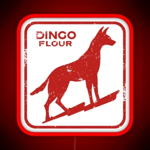 Dingo Flour Washed And Worn RGB Neon Sign