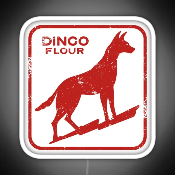 Dingo Flour Washed And Worn RGB Neon Sign