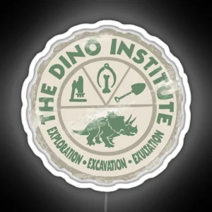 Dino Institute RGB Neon Sign