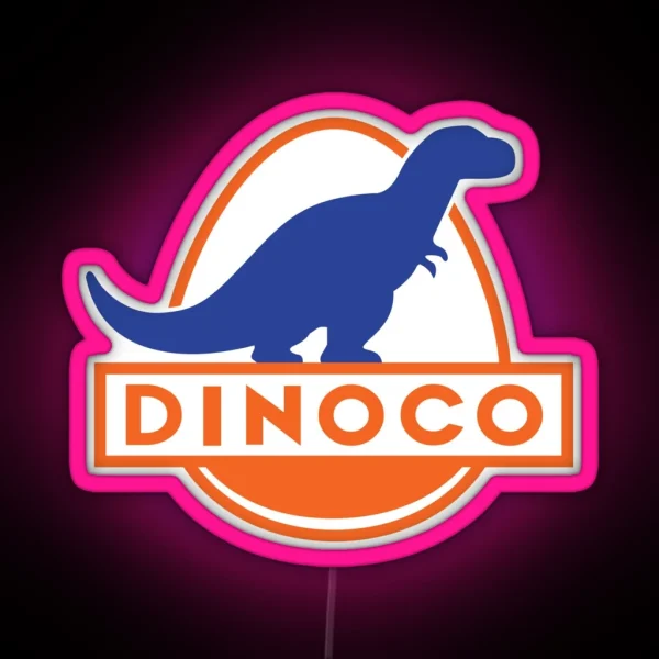 Dinoco Blue RGB Neon Sign