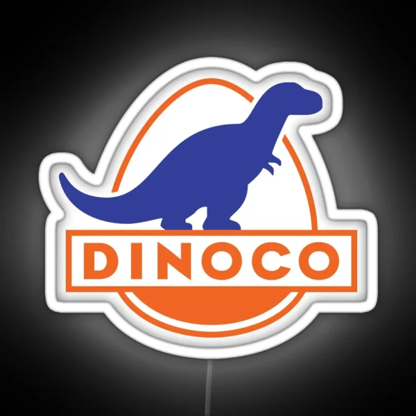 Dinoco Cars RGB Neon Sign