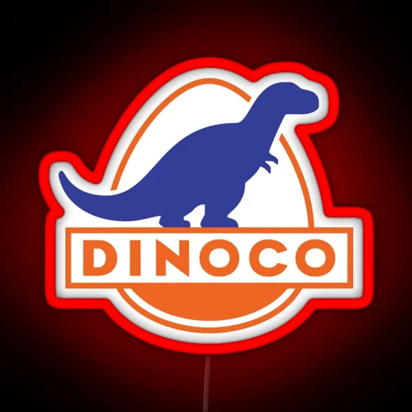 Dinoco Cars RGB Neon Sign