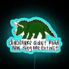 Dinosaurs Didn T Read RGB Neon Sign - Image 3