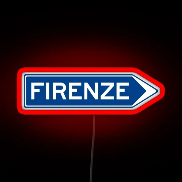 Direction Firenze RGB Neon Sign