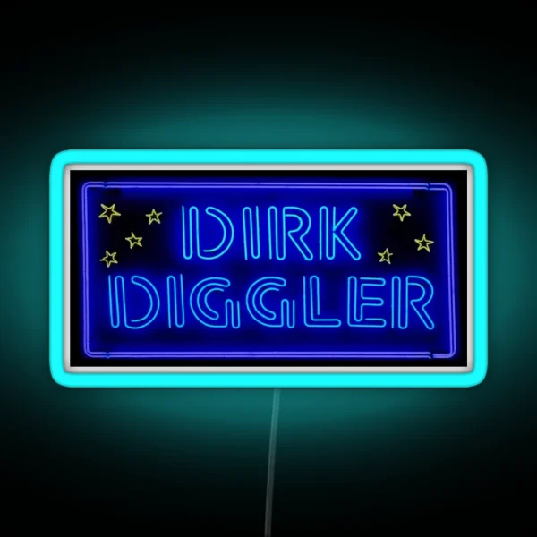 Dirk Diggler RGB Neon Sign