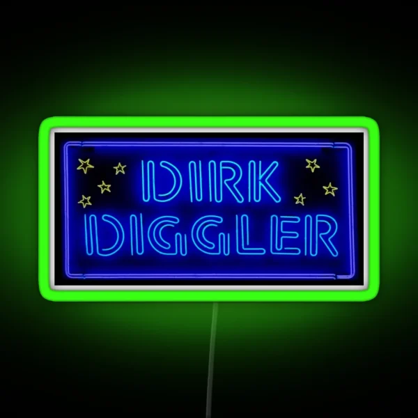 Dirk Diggler RGB Neon Sign