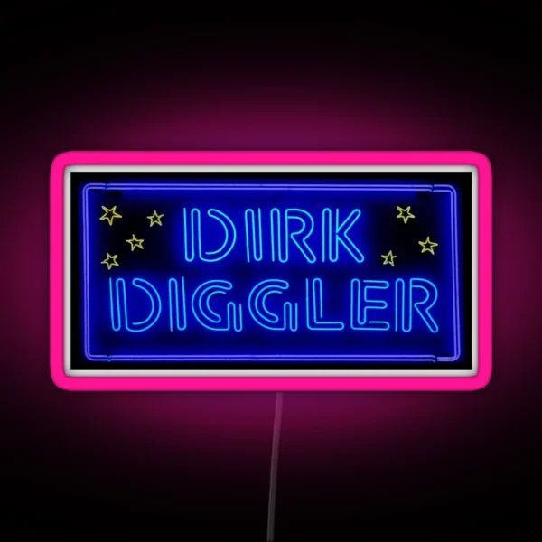 Dirk Diggler RGB Neon Sign