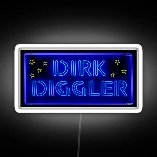 Dirk Diggler RGB Neon Sign