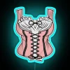 Dirndl Costume Oktoberfest German Festival Women S Dirndl Gear RGB Neon Sign - Image 3