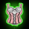 Dirndl Costume Oktoberfest German Festival Women S Dirndl Gear RGB Neon Sign - Image 4