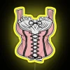 Dirndl Costume Oktoberfest German Festival Women S Dirndl Gear RGB Neon Sign - Image 6