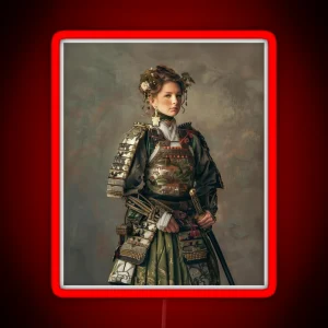 Dirndl Samurai RGB Neon Sign