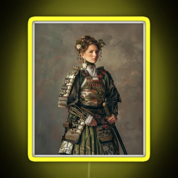 Dirndl Samurai RGB Neon Sign