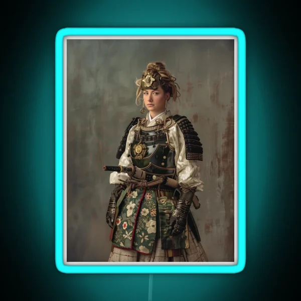 Dirndl Samurai RGB Neon Sign