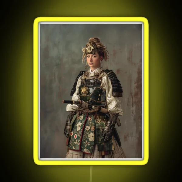 Dirndl Samurai RGB Neon Sign