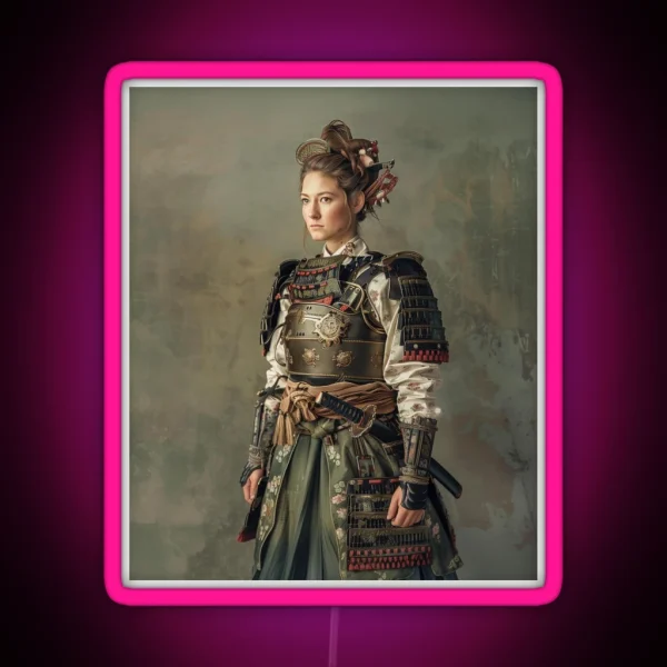Dirndl Samurai RGB Neon Sign