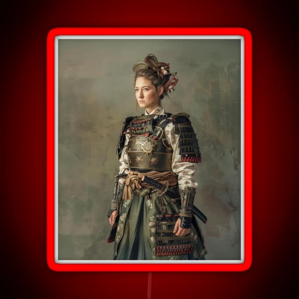 Dirndl Samurai RGB Neon Sign