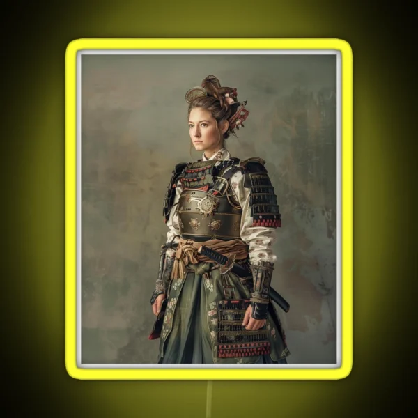 Dirndl Samurai RGB Neon Sign