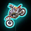 Dirt Bike Jump Or Motocross Jump Mx Or Motorcycle Jump RGB Neon Sign - Image 3
