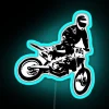 Dirt Bike Motocross Big Jump RGB Neon Sign - Image 2