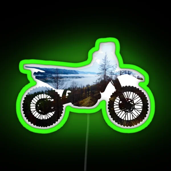 Dirt Bike RGB Neon Sign