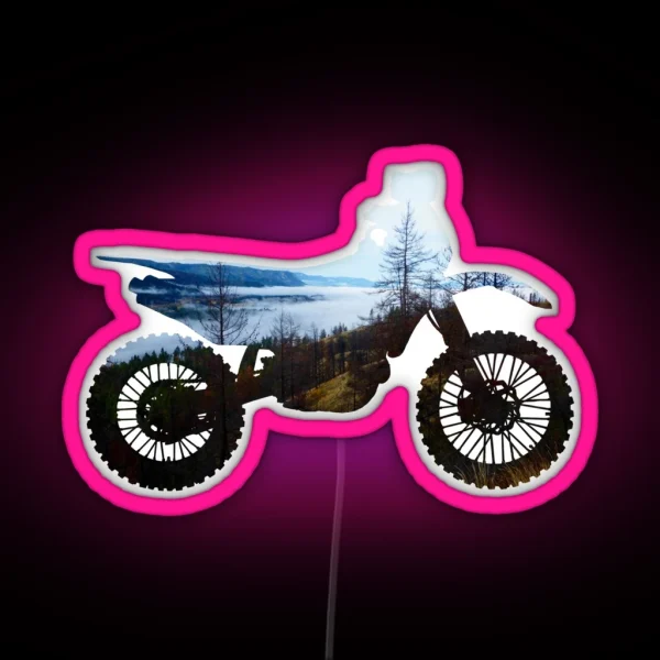 Dirt Bike RGB Neon Sign