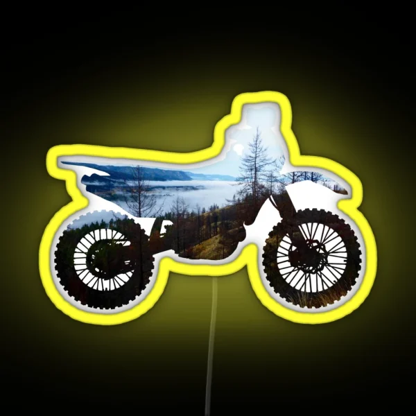 Dirt Bike RGB Neon Sign