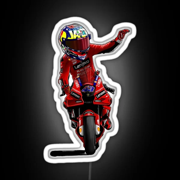 Dirt Bike Studios Moto GP Cartoon 43 RGB Neon Sign