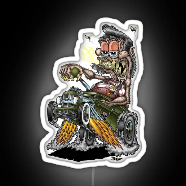 Dirty Wheelie RGB Neon Sign