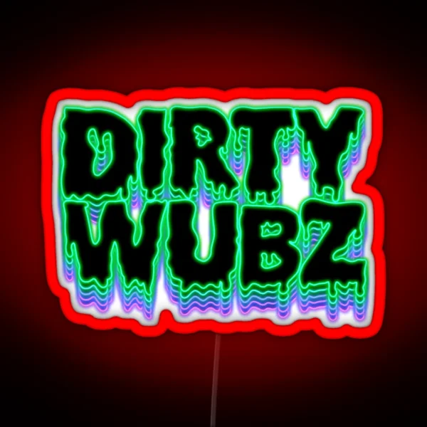 DIRTY WUBZ Mint Neon Sign RGB Neon Sign
