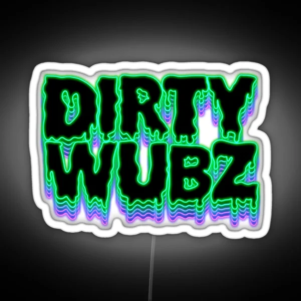 DIRTY WUBZ Mint Neon Sign RGB Neon Sign