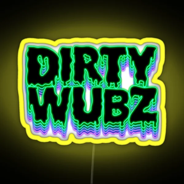 DIRTY WUBZ Mint Neon Sign RGB Neon Sign