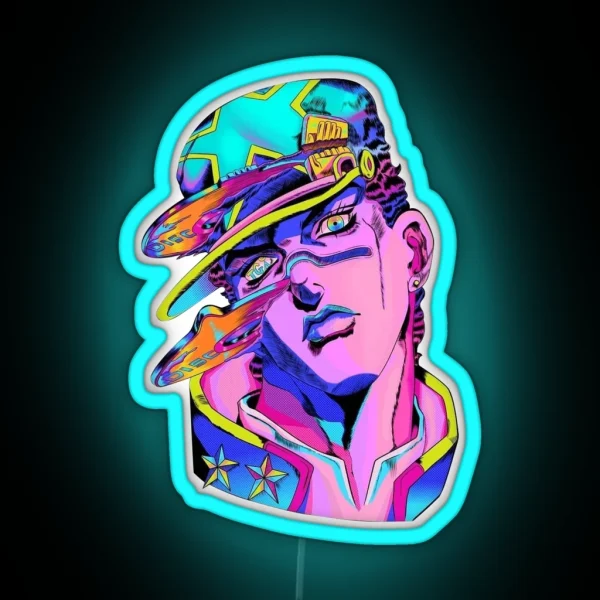 Disc Faced RGB Neon Sign